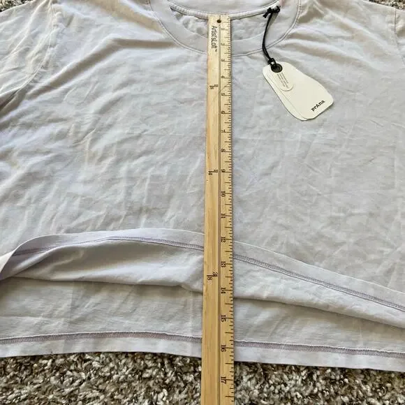 Prana Everyday Crop Tee Women's L Luminous Relaxed Fit Premium Softness Organic - Picture 9 of 9